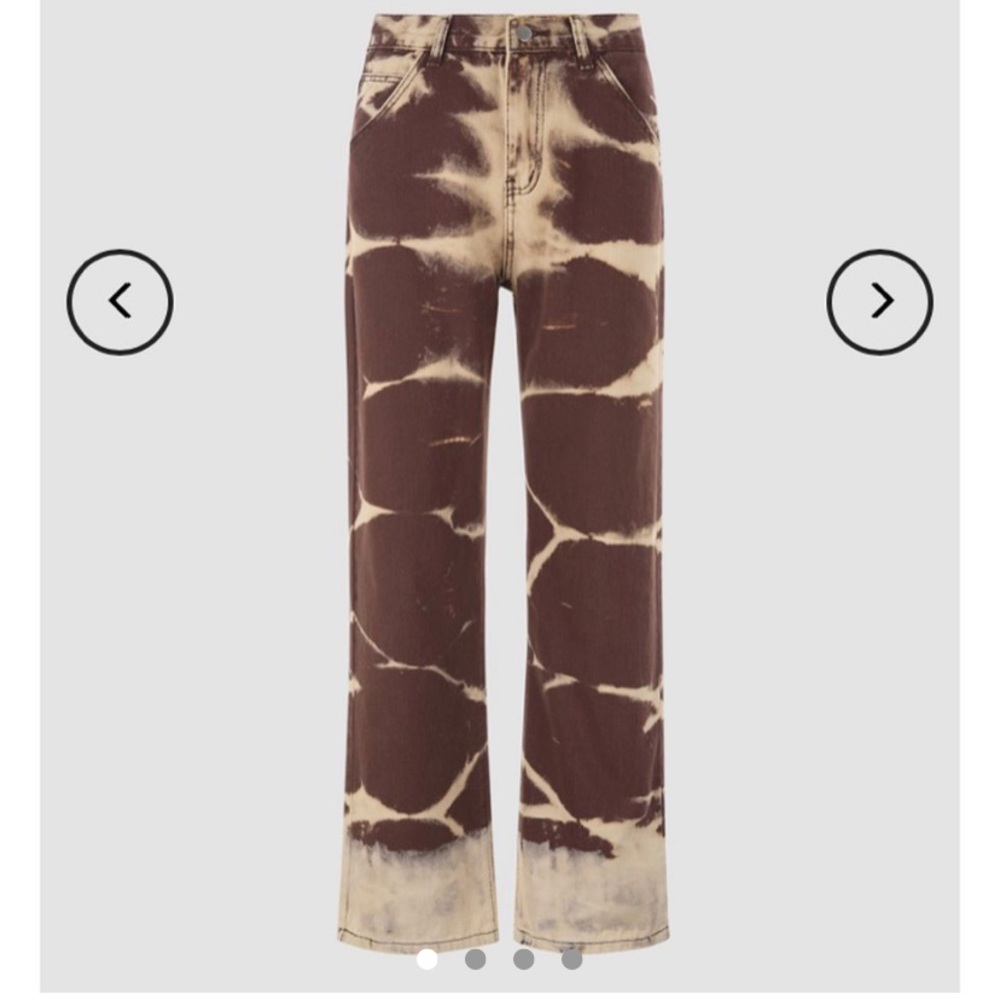 Tie dye jeans